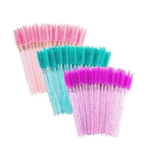 CEPILLO PARA PESTAÑA GLITTER ROSA