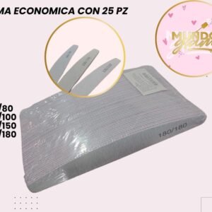 LIMA ECONOMICA PAQ CON 25 PZAS