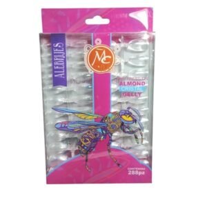 TIPS PRESS ON MC ALMOND GELLY CRISTAL 288 PZAS