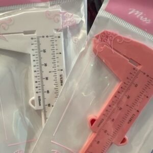 VERNIER DE PLASTICO PARA PESTAÑAS ESCALA 15 CM