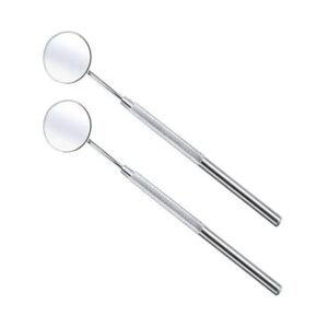 Espejo tipo dentista metálico