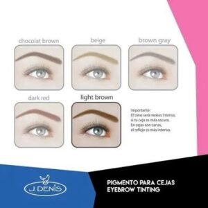 Pigmentos para ceja J’Denis