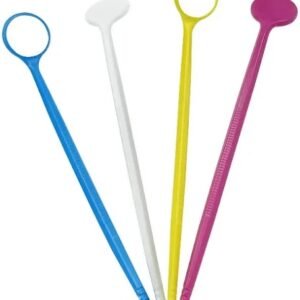 Espejo tipo dentista de plástico