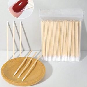 Hisopo de algodón de madera 100pzs